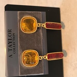 Vintage Ann Taylor Clip Earrings